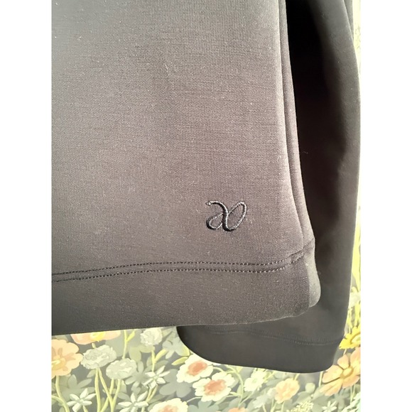 Aday Getaway Scuba Top Boat Neck Long Sleeve Black Women's Size M - Picture 9 of 10